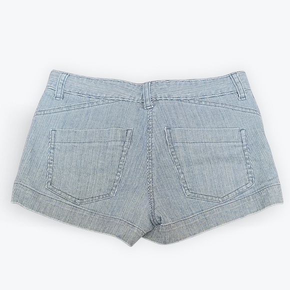 Theory Blue Stripe Shorts Size 0 - Picture 2 of 3